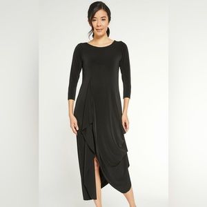 Beautiful Black Sympli Drama Dress, Size 10 NWT